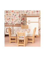 Casinha De Boneca | Collab Little Saw - Floral Cru + Listrado Rose