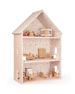 Casinha De Boneca | Collab Little Saw - Floral Cru + Listrado Rose
