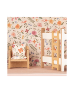 Casinha De Boneca | Collab Little Saw - Floral Cru + Listrado Rose