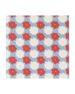 Lancheira Térmica Com Bolsos Com Bordado DUDA | Florzinhas Bicolor