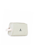 Necessaire Pequena | Xadrez Verde Menta
