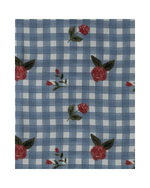 Necessaire Pequena | Xadrez Floral