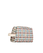 Necessaire Pequena | Xadrez Colorido Verde