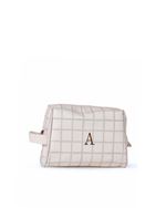 Necessaire Pequena | Vichy Bege