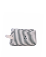 Necessaire Pequena | Listrado Verde Escuro