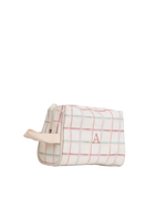 Necessaire Pequena | Collab Tom - Xadrez 3 Cores Colorido
