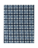 Organizador De Mala | Xadrez 2 Cores Azul Claro E Azul Marinho + Listrado Azul Marinho