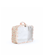 Organizador De Mala | Floral Losango Botânico + Listrado Rose