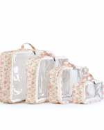 Organizador De Mala | Floral Losango Botânico + Listrado Rose