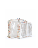 Organizador De Mala | Floral Botânico + Listrado Azul Claro