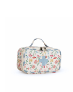 Necessaire Remédios | Floral Botânico + Listrado Azul Claro