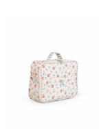 Kit Necessaire Maletinha | Florzinhas Botânicas + Listrado Azul Claro