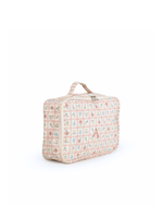 Kit Necessaire Maletinha | Floral Vichy Botânico + Listrado Rose