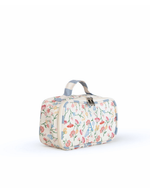 Kit Necessaire Maletinha | Floral Botânico + Listrado Azul Claro