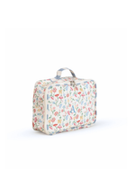 Kit Necessaire Maletinha | Floral Botânico + Listrado Azul Claro