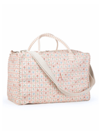 Mala Básica | Floral Vichy Botânico + Listrado Rose