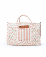 Mala Básica | Floral Losango Botânico + Listrado Rose