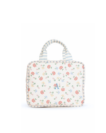 Necessaire 2 Lados | Florzinhas Botânicas + Listrado Azul Claro