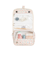 Necessaire Cabide | Floral Vichy Botânico + Listrado Rose