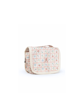 Necessaire Cabide | Floral Vichy Botânico + Listrado Rose