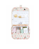 Necessaire Cabide | Floral Losango Botânico + Listrado Rose