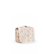 Necessaire Cabide | Floral Losango Botânico + Listrado Rose