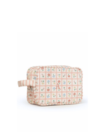 Necessaire Estojo | Floral Vichy Botânico + Listrado Rose