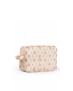 Necessaire Estojo | Floral Losango Botânico + Listrado Rose
