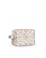 Necessaire Estojo | Floral Botânico + Listrado Azul Claro