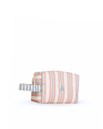 Necessaire Petit | Listrado 2 Cores Rose E Azul Claro + Listrado  Azul Claro