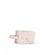Necessaire Petit | Floral Vichy Botânico + Listrado Rose