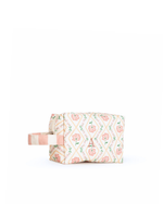 Necessaire Petit | Floral Losango Botânico + Listrado Rose