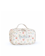 Necessaire Maquiagem | Florzinhas Botânicas + Listrado Azul Claro