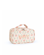 Necessaire Maquiagem | Floral Losango Botânico + Listrado Rose
