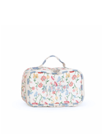 Necessaire Maquiagem | Floral Botânico + Listrado Azul Claro