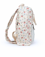 Mochila Adulto | Florzinhas Botânicas + Listrado Azul Claro