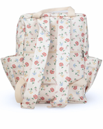 Mochila Adulto | Florzinhas Botânicas + Listrado Azul Claro