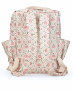 Mochila Adulto | Floral Losango Botânico + Listrado Rose