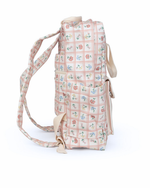 Mochila Adulto | Floral Vichy Botânico + Listrado Rose