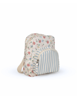 Mochila Petit | Florzinhas Botânicas + Listrado Azul Claro