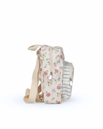 Mochila Petit | Florzinhas Botânicas + Listrado Azul Claro