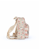 Mochila Petit | Floral Losango Botânico + Listrado Rose