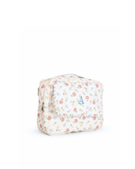 Necessaire 2 Zíperes | Florzinhas Botânicas + Listrado Azul Claro