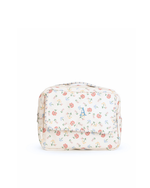 Necessaire 2 Zíperes | Florzinhas Botânicas + Listrado Azul Claro
