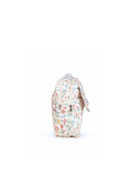 Necessaire 2 Zíperes | Floral Botânico + Listrado Azul Claro