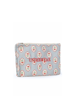Porta Underwear | Floral Listrado Botânico