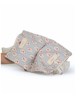 Porta Underwear | Floral Listrado Botânico