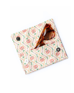 Porta Óculos Envelope | Floral Losango Botânico