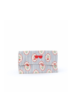 Porta Óculos Envelope | Floral Listrado Botânico