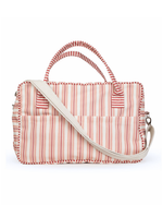 Mala GG | Listrado 2 Cores Rose E Vermelho + Listrado Vermelho